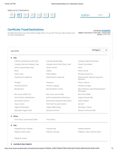 One week Vacation for Sale anywhere in the world, View more