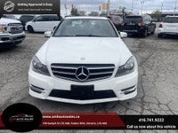 White 2014 Mercedes-Benz C300 For $6 ,970 plus HST and licensing. NOT CERTIFIED DUE TO AGE OR MILEAG... (image 1)