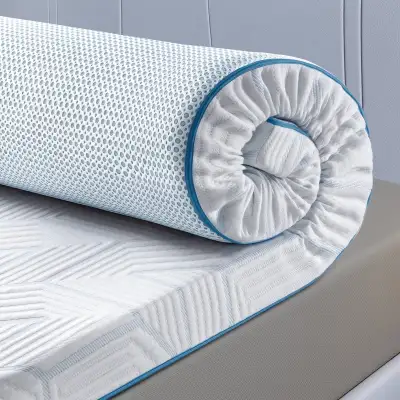 Brand BedStory Colour Blue Size King Fabric Type Memory foam Special feature Washable Cover Product...