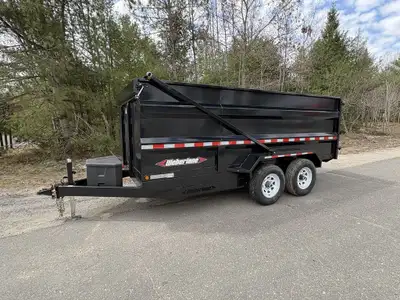 Weberlane Dumpers! Contractor Level Dump trailers are built with heavy duty construction to match th...