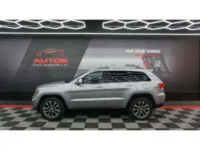 JEEP GRAND CHEROKEE LIMITED 4X4 2018 ÉDITION LIMITED 4X4 V6 3.6 LITRES 290 HP 4X4 ** BAS KILOMÉTRAGE...