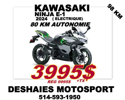 --- MOTO DEMO, DE DESHAIES MOTOSPORT BESOIN PERMIS CLASSE 6C FINANCEMENT SUR PLACE