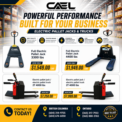 New CAEL Electric Pallet Jack 1.5T/2T/3T Certified & Warranty CAEL Electric Pallet Jack / Electric P...