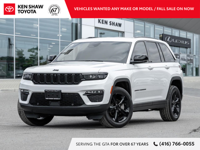 Bright White Clearcoat 2023 Jeep Grand Cherokee Limited 4WD! We are the longest-standing Toyota Deal...