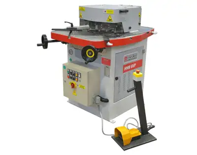 HNM6 V corner notching machine, can notch sheet metal up to 4 gauge The oversized 45 x 24 table incl...