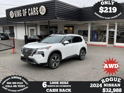 2024 NISSAN ROGUE SL Stock Number: P215587 VEHICLE OPTIONS AWD, Alloys, 5 Passenger Seating, Keyless...