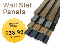 Waterproof Slat Wall    Panels