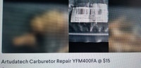 Artudatech Carburetor Repair YFM400FA @ $15 City of Toronto Toronto (GTA) Preview