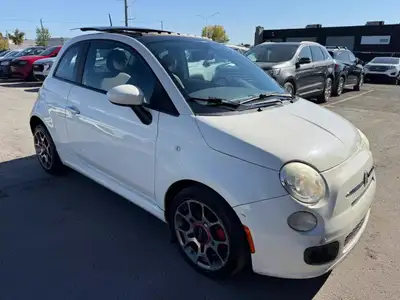 4MKAUTO 514 865 4438 2012 Fiat 500 FWD, 4 Cyl. 1.4L Automatique, 70,510 km certifié elle est toute é...