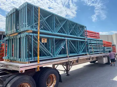 PALLET RACKING FRAMES NEW AND USED - VARIOUS SIZES - CALL NOW, View more
