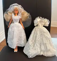 BARBIE Wedding/Bridal Doll + Extra Wedding Dress
