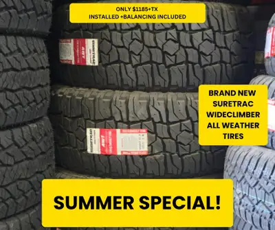 FREE INSTALLATION AND BALANCING ON USED TIRES WITH A PURCHASE! NO DISPOSAL! NO OTHER HIDDEN FEES! AL...