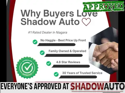 Shadow Auto | Niagara’s Favourite DealershipText or Call: 289-228-3973 (Fastest Response) 2015 to 20...