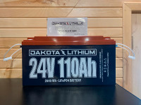 DAKOTA Lithium 24V 110AH and 24V 60AH, Great Pricing