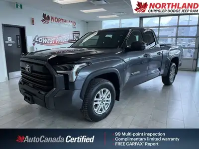 The 2023 Toyota Tundra SR with a twin-turbo V6 is a powerful and modern full-size pickup designed fo...