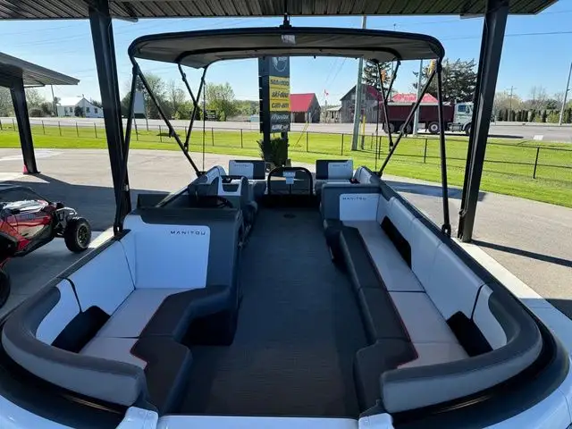 2025 Manitou Cruise 22 Max Bench Twin Tube WITH A ROTAX 150 in Powerboats & Motorboats in Norfolk County - Image 6