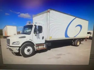 2017 Freightliner Van Truck 26' Van Body Automatic, Air ride 14,600 front 23,000 rear Liftgate Diese...