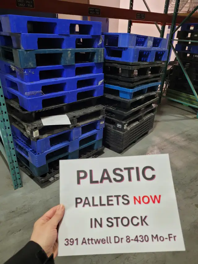 48 x 40 ALLWAY skids wood PLASTIC used NEAR NEW and ready now ♻ in Hobbies & Crafts in Mississauga / Peel Region - Image 11