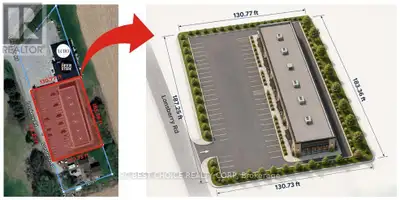 Future Retail / Mixed-Use Plaza Opportunity Near Rice Lake! Proposed Commercial Plaza At 103 Lonsber...