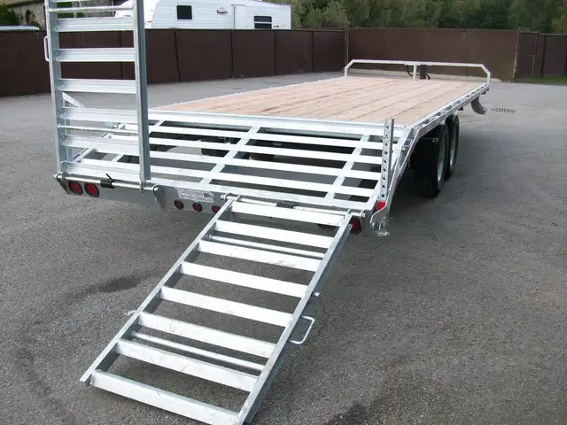 2025 K-Trail DECK OVER 8'.6in. X 23' 2X 7000LB RAMPE VTT MOTO TR in Cargo & Utility Trailers in Laval / North Shore - Image 11