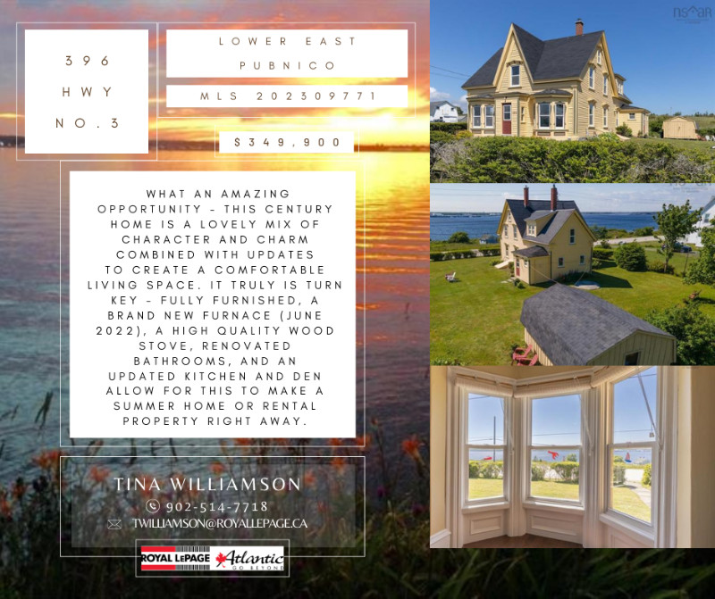 Large Oceanview Acreage with Updated Century Farmhouse For Sale