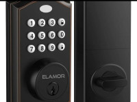 ELAMOR M19 - Keyless Entry Door Lock with Keypads, Electronic De