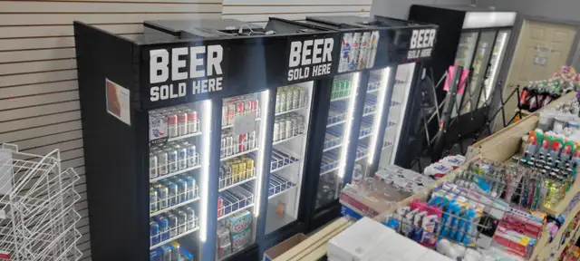 BEER Coolers (Refurbished Glass Door Beer Merchandisers)62865712050690124
