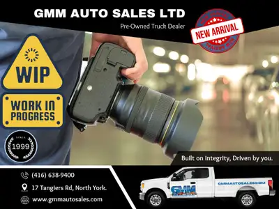 GMM Auto Sales Limited CarFax available for every vehicle on the lot. This vehicle is being sold saf...