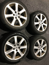 17” Acura TSX Oem rims + 215 50 17 Michelin all season tires