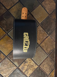 Grizzly all leather Large  weight lifting belt