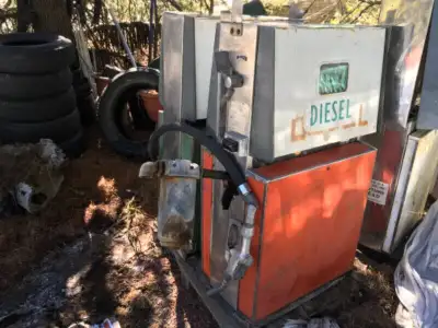 MATCHING SET OF GILBARCO GAS & DEISEL PUMPS READY TO RESTORE NICE SHAPE $700 OBO PRICE DROP $$$$$$50...