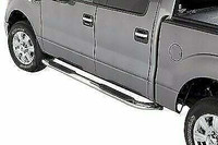 MARCHE PIEDS STAINLESS CHROME Crew Cab, Ford PICKUP Truck 99-14