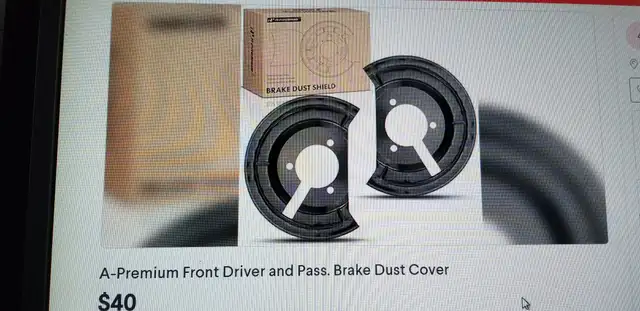 A-Premium Front Driver and Pass. Brake Dust Cover in Auto Body Parts in City of Toronto - Image 2