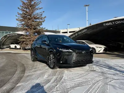 The 2024 RX 350 features a complete redesign from the previous year, moving to a more athletic "spin...