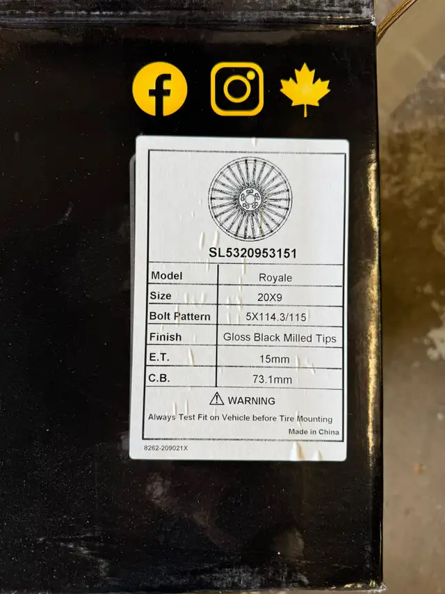 Four New 20″ 5x114.3 Sentali Wheels w/ 245/40R20 Kumho winter in Tires & Rims in Oakville / Halton Region - Image 6