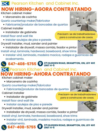 -Kitchen cabinet maker Marceneiro de cozinha -Quartz countertop maker/fabricator Fabricante/produtor...