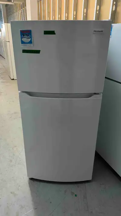 2771-Réfrigérateur Frigidaire blanc Congelateur en Haut 28", View more