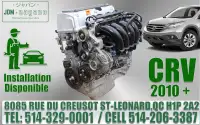 Honda CRV Engine 2010 2011 2012 2013 2014 Motor, Moteur JDM