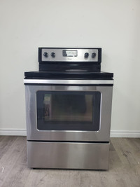 Whirlpool stove stainless glass top 30″ YWFE510S0AS w/ warranty