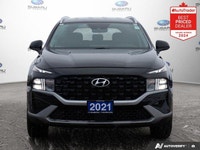 New Price! Odometer is 30316 kilometers below market average! Twilight Black 2021 Hyundai Santa Fe E... (image 7)