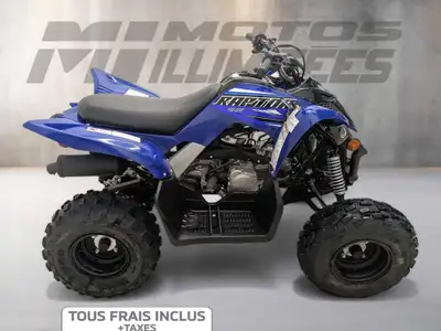 2022 yamaha Raptor 90 Yamaha Raptor 90 2022 2022 Yamaha Raptor 90 d’occasion prêt à s’amuser! Voici...