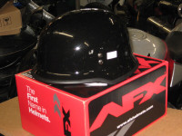 afx gloss black large german style helmet