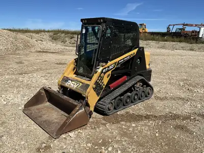 Iron Inventory Inc! 2017 ASV RT-30 skidsteer is powered by a 32hp Perkins engine. Pilot controls. ma...