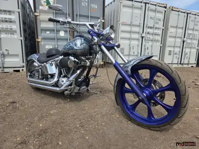 Custom Harley Davidson Motorcycle Pick up location: 1209 - 8A Street, Nisku, AB Auction: EDMONTON AG...