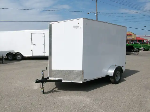 2025 Weberlane CARGO 6' X 10' V-NOSE 1 ESSIEU 3 PORTES CONTRACTE in Cargo & Utility Trailers in Laval / North Shore - Image 4