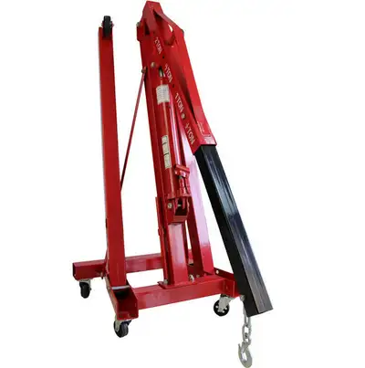*2 Ton Folding Manual Hydraulic Engine Crane 023329, View more