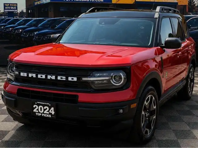 2024 Ford Bronco Sport Outer Banks, Tech Pkg, One Owner, Acciden