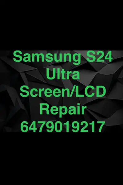 Samsung Galaxy S24 Ultra cracked screen repair fix, View more