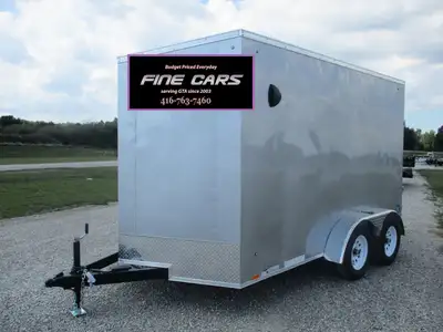 Cargo Express Trailer 14ft HI ROOF - New, never used! Steel EX DLX 7' x 12' (14 FT with nose) GVWR:...