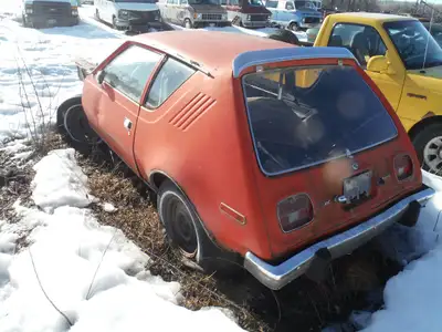 I have a 71 Javelin 2 dr for restoring was a 304 auto console shift car!!! have a grill from a 73 Gr...